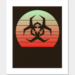 Hazard malware symbol Posters and Art